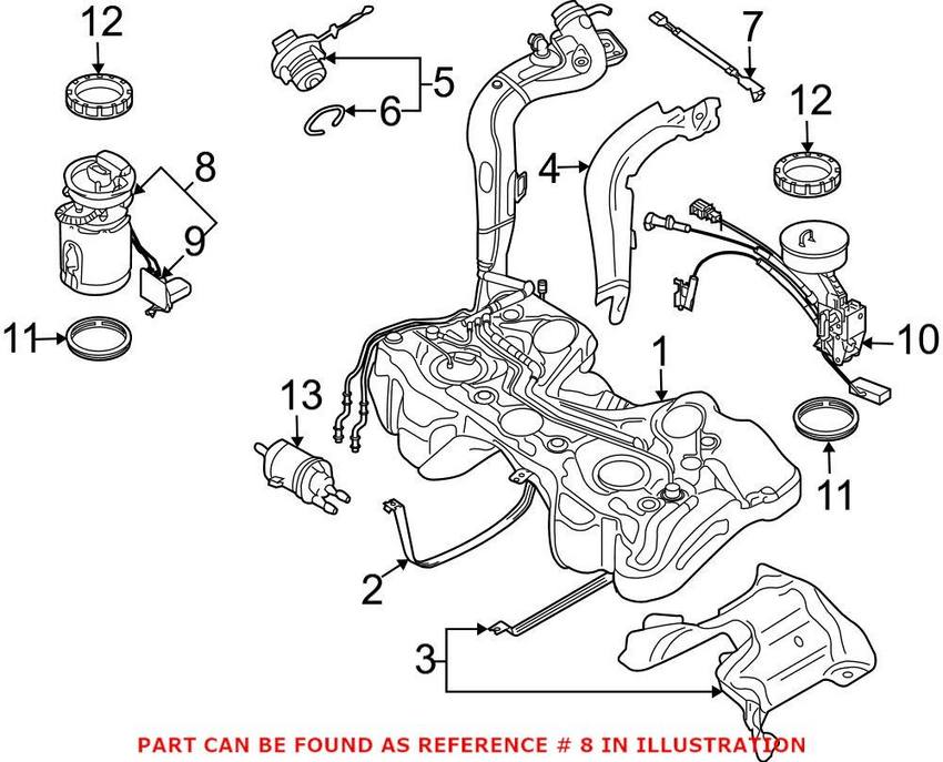 Audi VW Fuel Pump Assembly 1K0919051AR